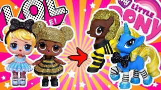 ЕСЛИ БЫ ЛОЛ БЫЛИ ПОНИ? КВИН БИ и АЛИСА! My Little Pony VS LOL SURPRISE! Игрушки DIY Анна Оськина ЕСЛИ БЫ ЛОЛ БЫЛИ ПОНИ? КВИН БИ и АЛИСА! My Little Pony VS LOL SURPRISE! Игрушки DIY Анна Оськина