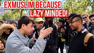 ExMuslim because you're Lazy Minded!! Masnur Vs ExMuslim | Speakers Corner | Hyde Park