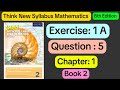 Exercise 1A, Question 5 (d2), New Syllabus Mathematics 8th Edition, book 2 new