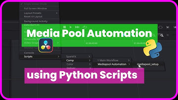 DaVinci Resolve Media Pool Automation using Python Scripting