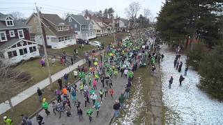 Drone video: 2016 Syracuse Shamrock Run starting line