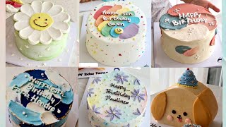 Download Lagu Dekorasi cake minimalis ala Korea | Simple \u0026 Aesthetic MP3