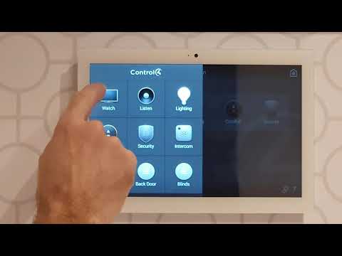 Control4 Customise Touch Screen