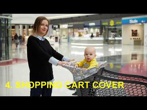 Nursing Breastfeeding Cover Scarf, Car Seat Canopy, High Chairs, Shopping Carts by Busy Monkey