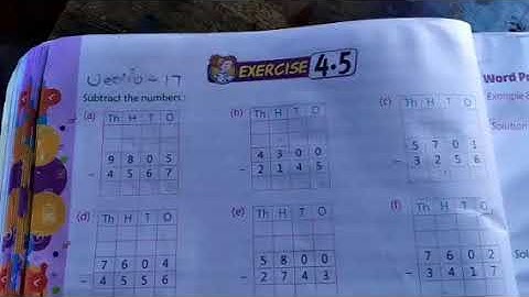 Class 3 Maths exercise 4.5 video 17