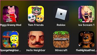 Piggy Granny Mod,My Talking Tom & Friends,Roblox,Ice Scream,Spongebob Hello Neighbor, MineCraft,FNAF screenshot 4