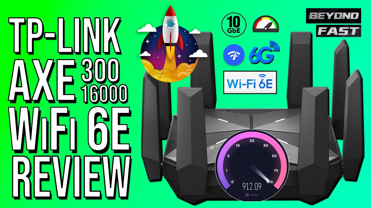 TP-Link Archer AXE300/AXE16000 - Quad-Band 16-Stream Wi-Fi 6E Router Review  - Beyond Fast! 🚀 