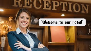 Check in at Hotel (without reservation) || English for Receptionist