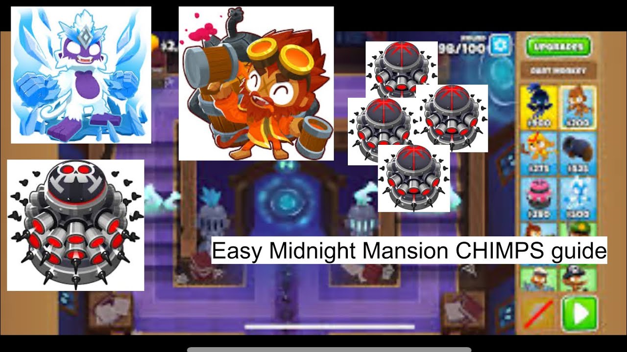Easy Midnight Mansion CHIMPS guide 
