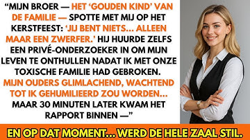 “Op het kerstfeest noemde mijn broer mij ‘zwervend’ — maar 30 minuten later… stortte alles in.”