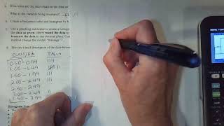 AP Stat Video 1.2: Histograms (TI-84) (9:05)