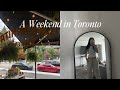 A WEEKEND IN TORONTO | Aritzia Haul, Taco Night, Trip Planning for Greece!