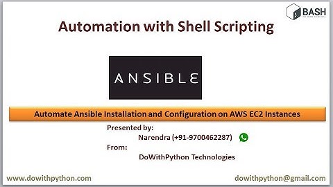 Automate Ansible Installation and Configruation on AWS EC2 Instances