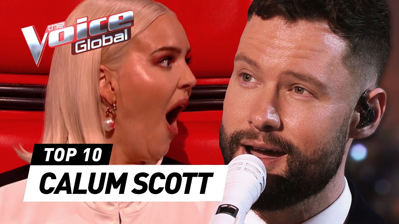 ⁣Incredible CALUM SCOTT covers on The Voice