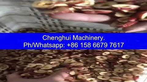High efficiency Date slice cutting machine / Red jujube slicing machine price
