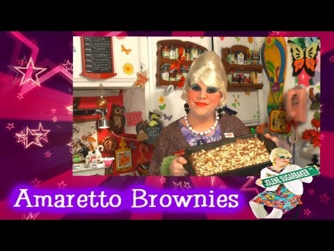 Amaretto Chocolate Almond Brownies