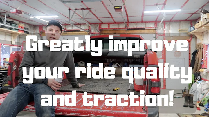How To: Make An Old Truck Ride Smooth For 50$! Smooth Ride+Bed Mat+Traction!