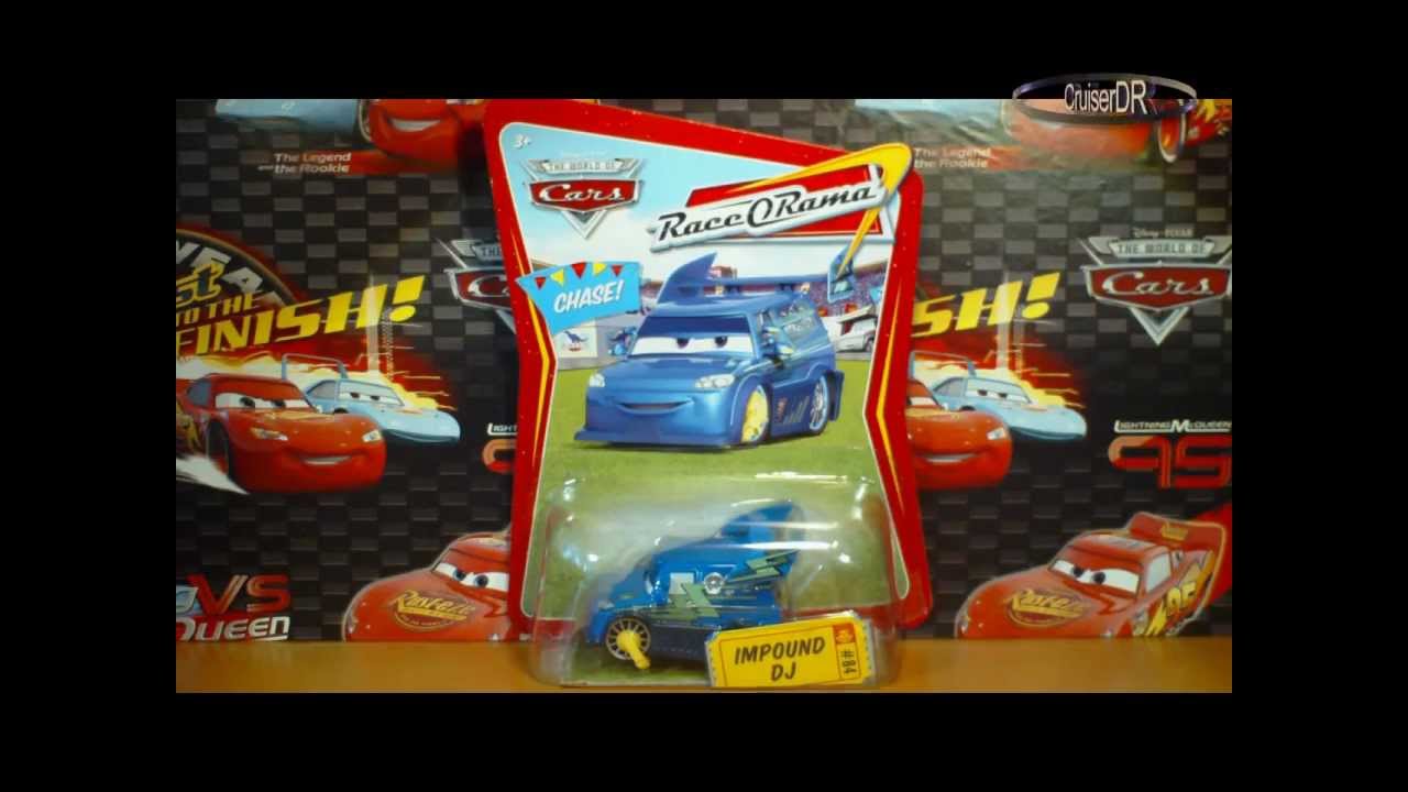 Cruisers Nostalgie-Ecke Disney Pixar Cars DJ mit Parkkralle (Impound DJ)  von Mattel deutsch (german) 