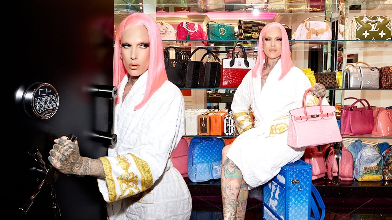 Millionaire r Jeffree Star tours his closet 'vault' filled with his  most valuable items