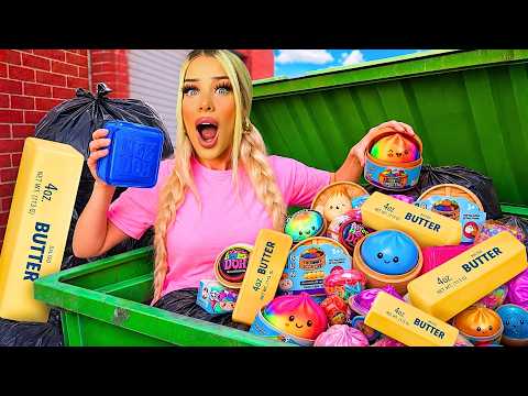 I found a BUTTER SQUISHY in the trash 😱🗑️