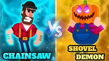 CHAINSAW VS SHOVELDEMON Bowmasters - Gameplay Walkthrough Part 2023 New Characters Upgrades (iOS)