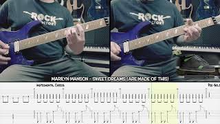 MARILYN MANSON - Sweet Dreams (Are made of this) [GUITAR COVER + TAB]