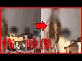 【海外心霊映像】食事中の男の子の隣に長い髪の女が立っていた