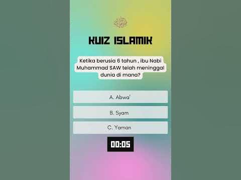 KUIZ  KUIZ ISLAMIK  Sirah Nabi #16 #shorts  YouTube