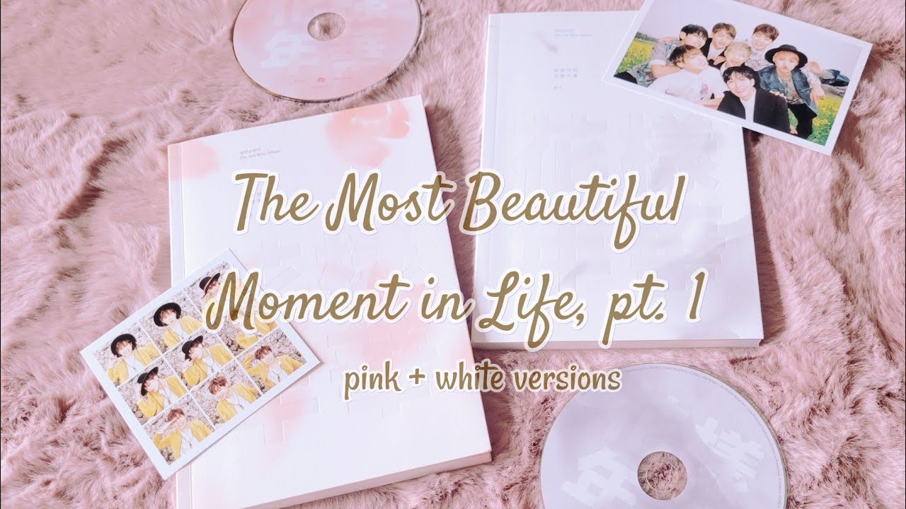 [BTS] most beautiful moment in life pt. 1 - pink & white versions HYYH