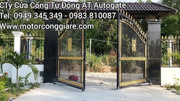 Lắp Đặt Cửa Cổng Sắt Đóng Mở Tự Động Tại Bình Dương | Motor Cổng Tự Động Giá Rẻ TPHCM