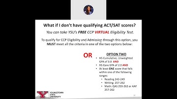 YSU CCP Information Night 2021-2022 School Year