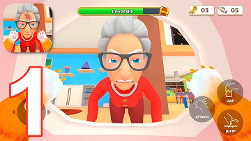 Cat Chaos Prankster - Gameplay Walkthrough Part 1 - Chapter 1 Troll Granny