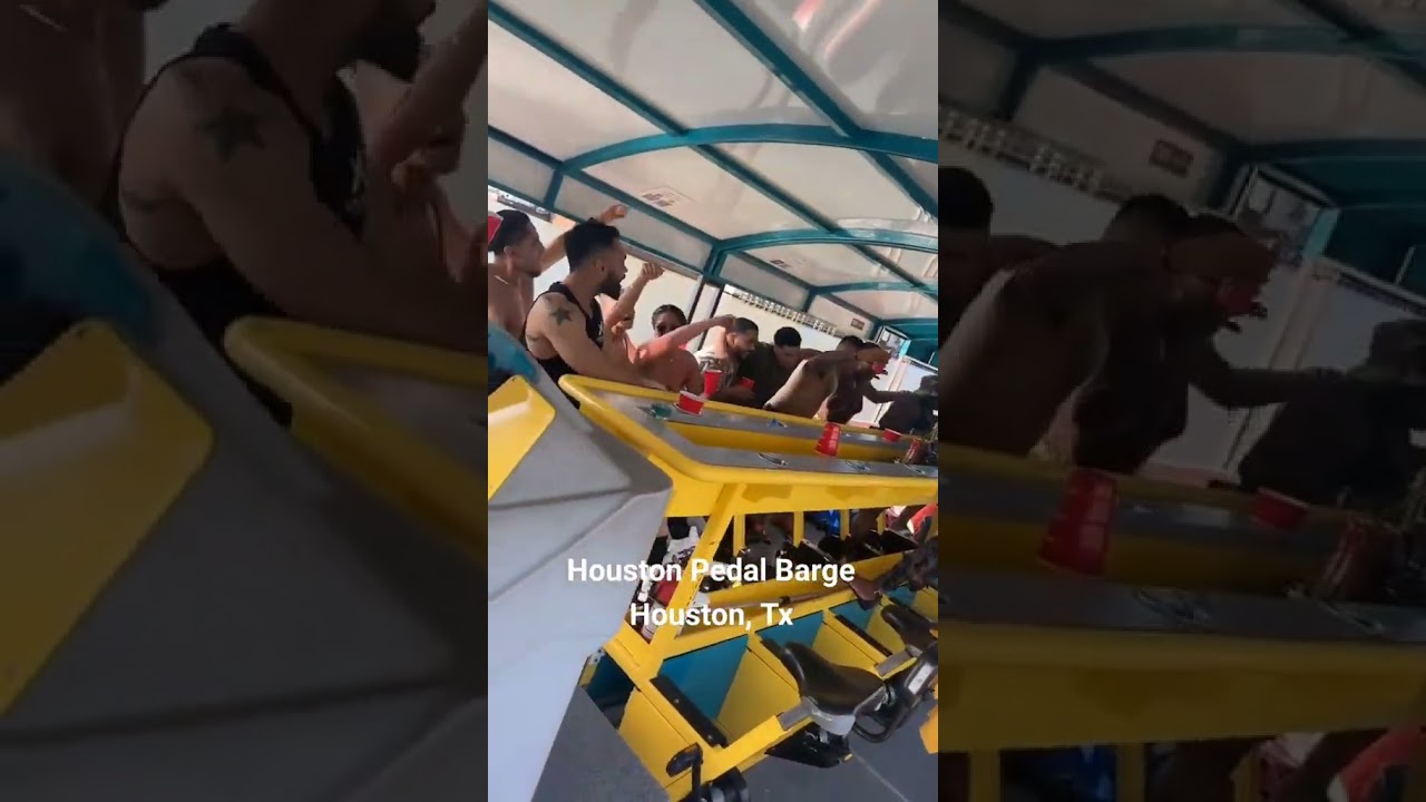 Houston Pedal Barge Boat Party