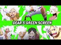 Luffy Gear 5 Green Screen