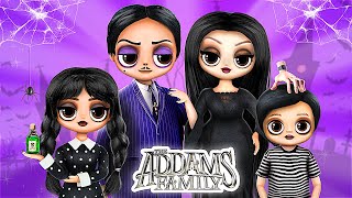 Los Locos Addams \/ 31 Manualidades DIY para Muñecas LOL OMG