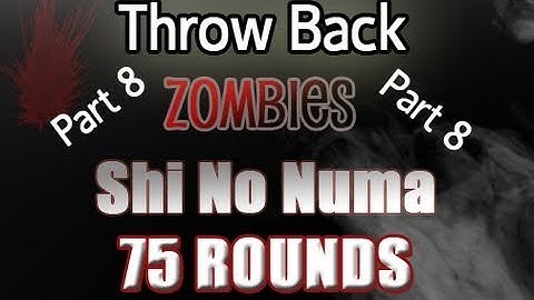 Throw Back WaW Zombies: 75 Rounds on Shi No Numa | Part 8