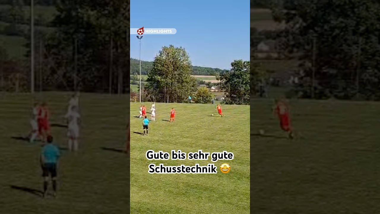 Krasse Schusstechnik bei diesem Freistoß | Fußball-Highlight