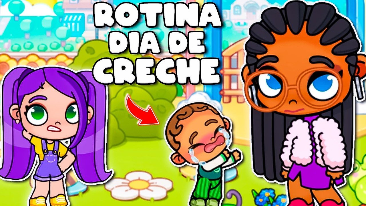 ROTINA PRIMEIRO DIA DE AULA DO BEBÊ NA CRECHE 👶🏻 | AVATAR WORLD ROTINAS E HISTÓRIAS
