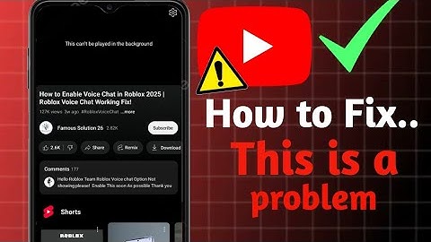 How to Fix YouTube Not Playing Videos | Playback ID Error (2025)🔧