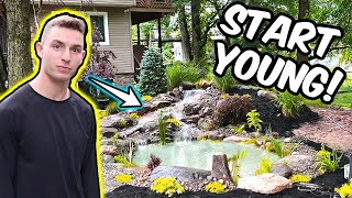 18 YEAR OLD Has His Own Pond Business!!