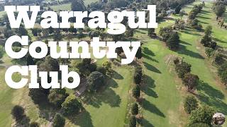 Warragul Country Club and Golf Course from the air, Victoria, Australia
