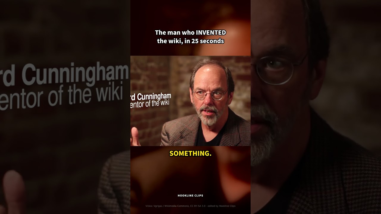 The man who invented the wiki, in 25 seconds | Ward Cunningham