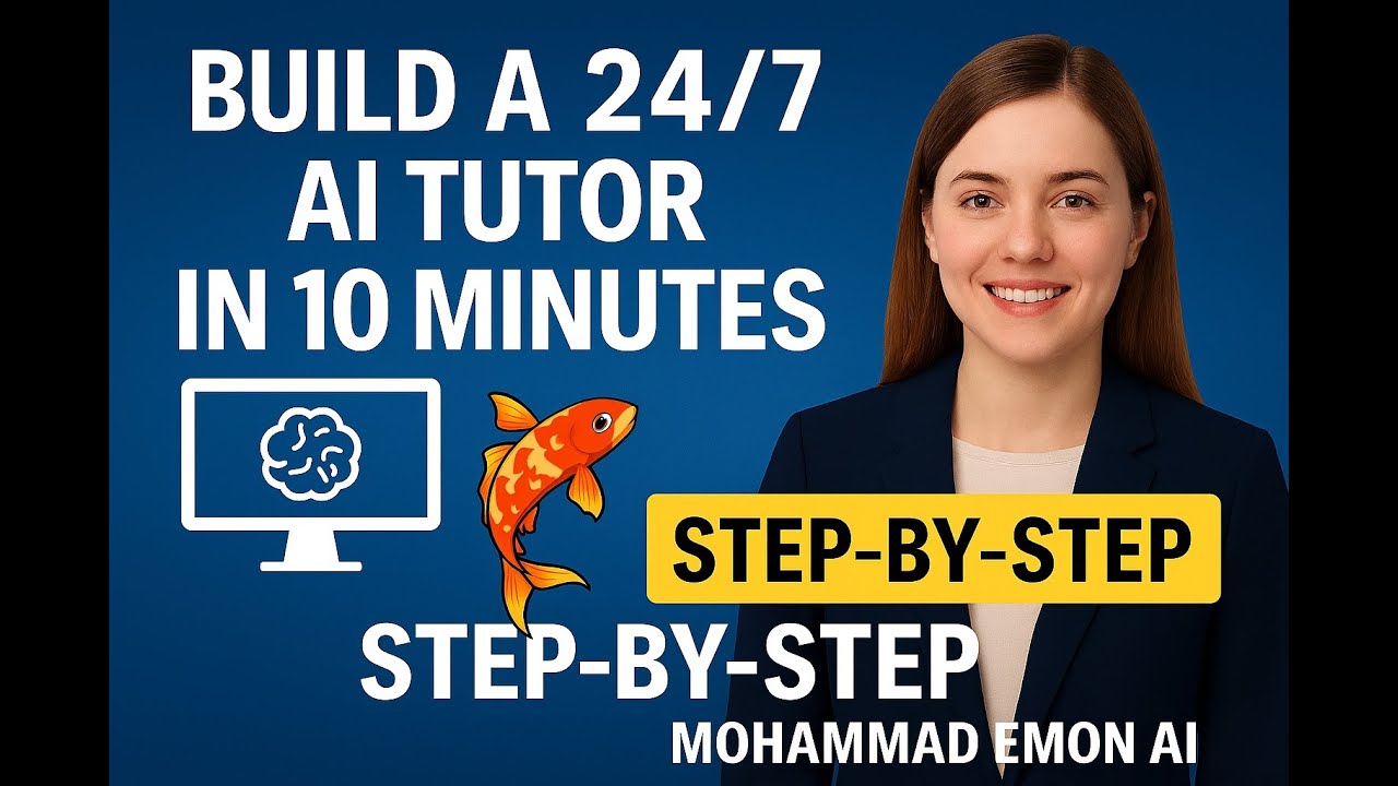 Build a 24/7 AI Tutor in 10 Minutes | Step-by-Step with Free Tools ...