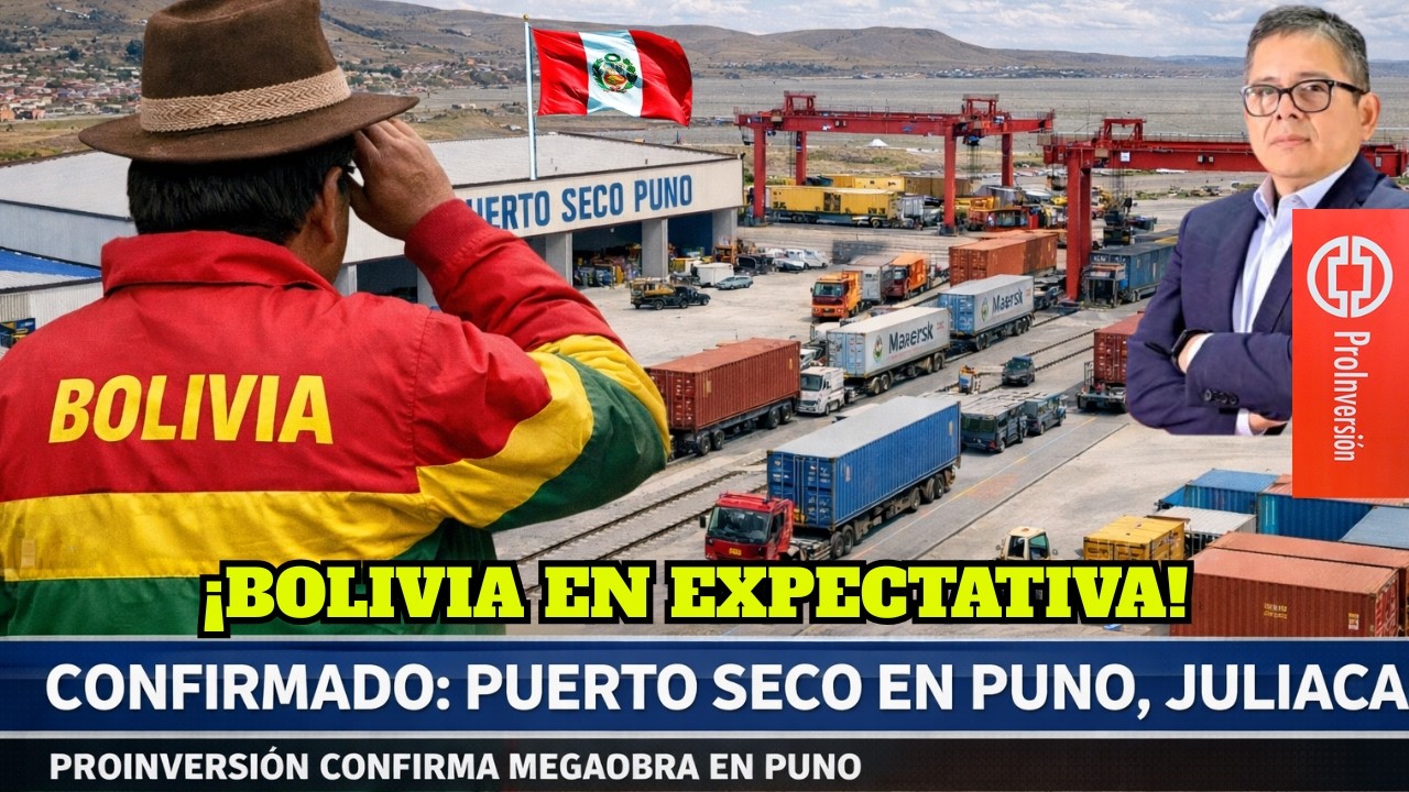 El Puerto Seco de Juliaca, Puno está confirmado, como en los paises desarrollados - 2026