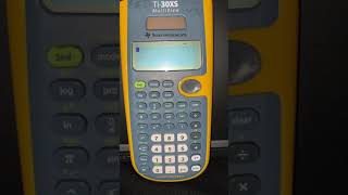 TI-30XS Multiplying Fractions