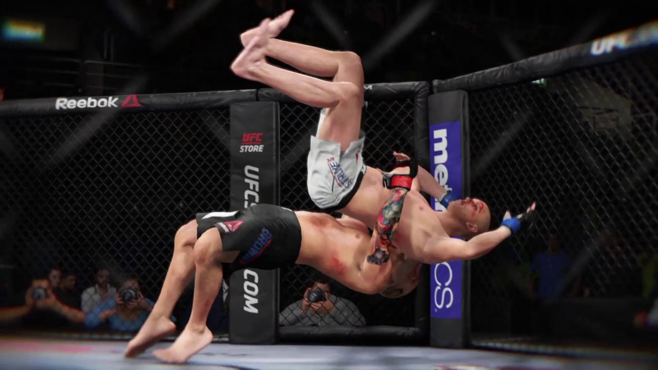 WTF BEST TAKEDOWN EVER!! EA SPORTS UFC 2 YouTube