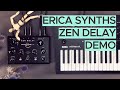 Erica synths zen delay sound demo no talking with korg minilogue xd