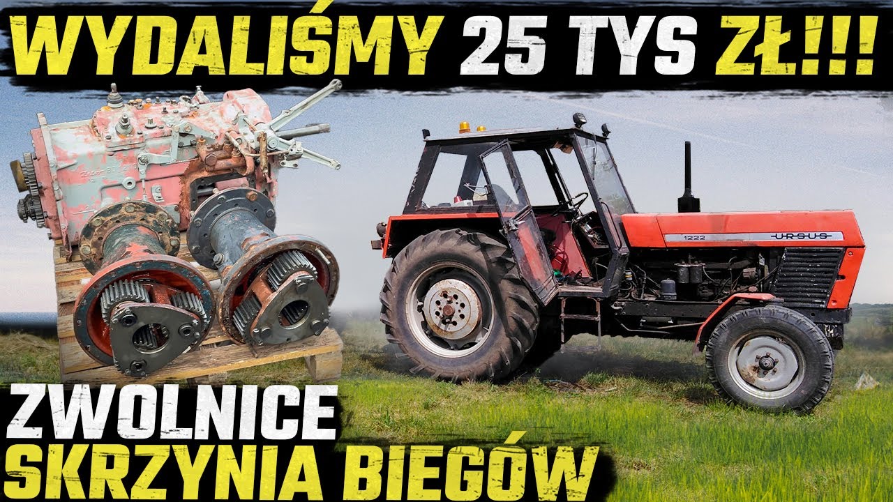 URSUS 1222 TURBO 4X4 | KUPUJEMY SKRZYNIĘ BIEGÓW, FELGI, ZWOLNICE