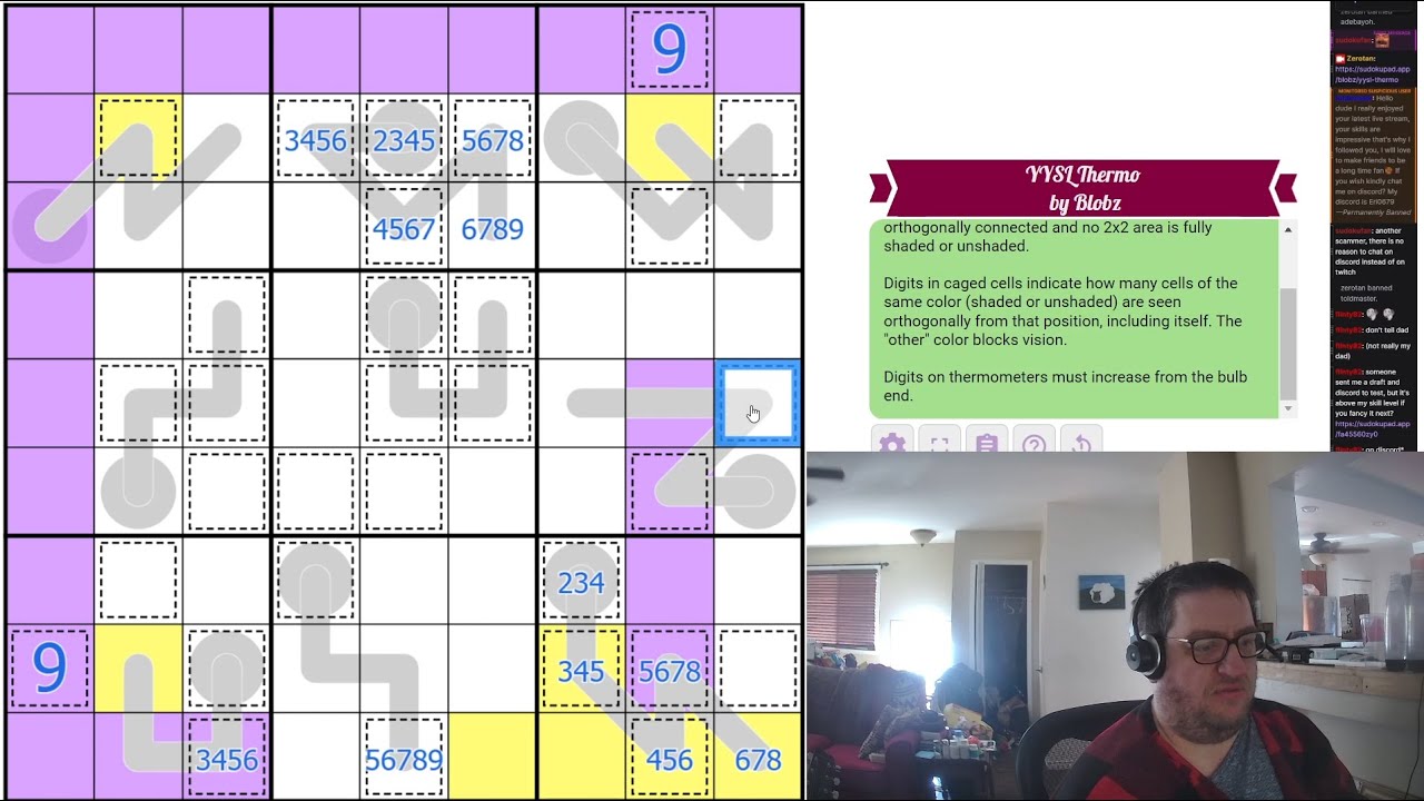 Sudoku: YYSL Thermo by Blobz and Pokerdoku by Nurator
