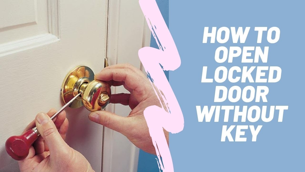 how-to-open-locked-door-without-key-diy-with-english-subtitles